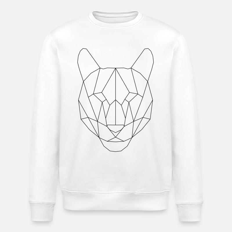 tigre - Sweat bio ROLLER Stanley/Stella Unisexe - blanc