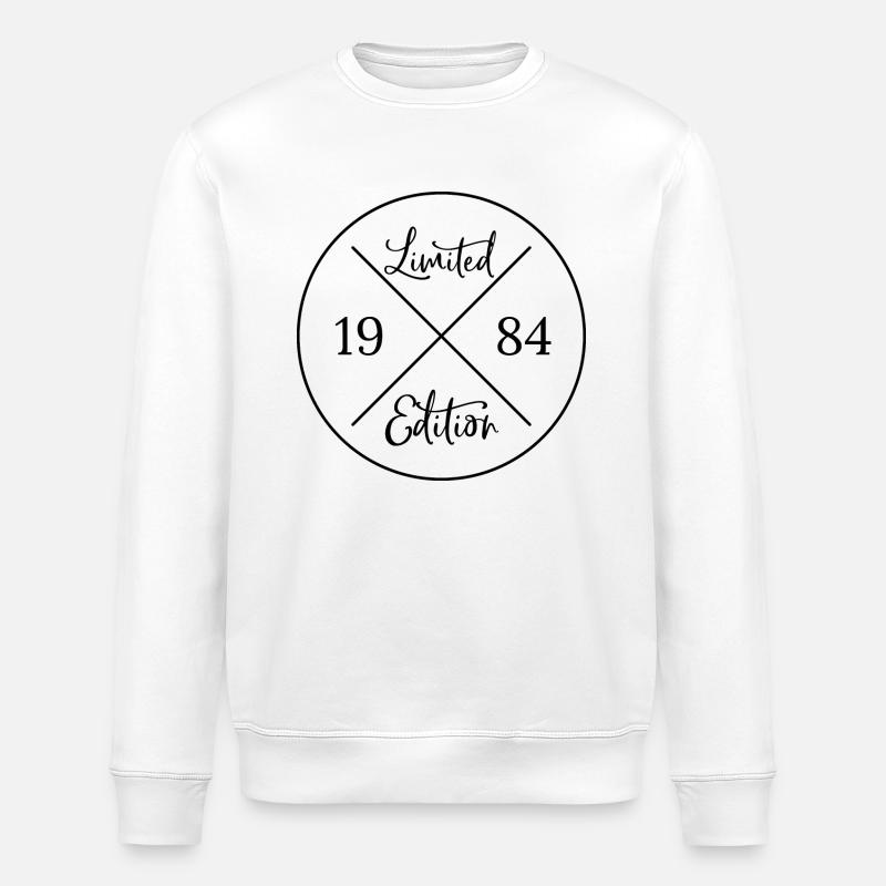 Limited Edition 1984 - Stanley/Stella Unisex Bio-Sweatshirt ROLLER - Weiß