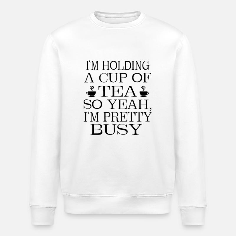 Tea work - Stanley/Stella ROLLER Unisex Organic Sweatshirt - white