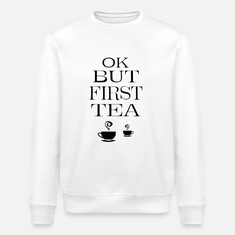 First Tea - Stanley/Stella Unisex Bio-Sweatshirt ROLLER - Weiß