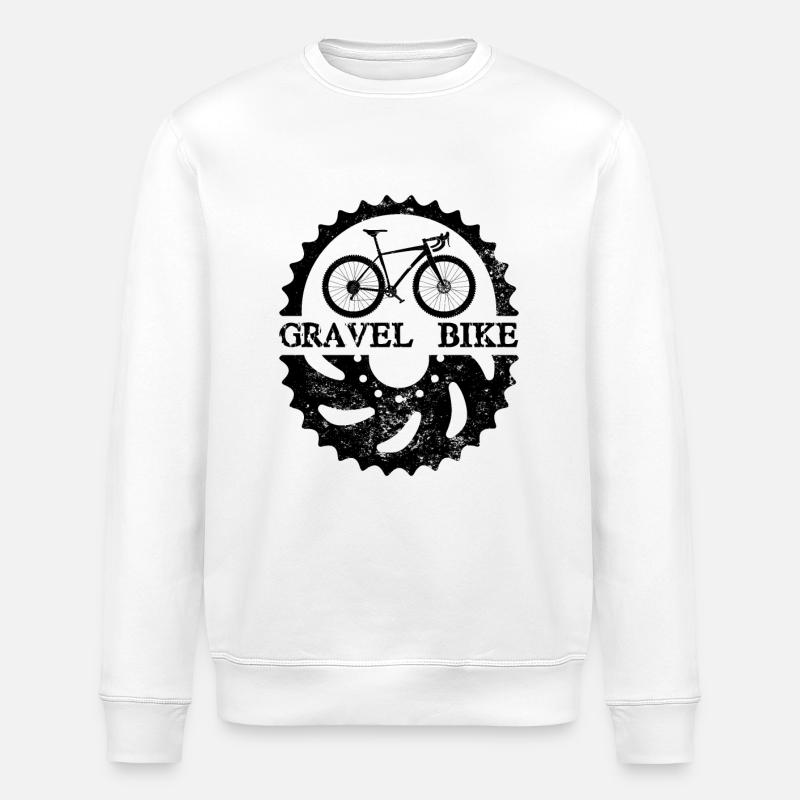 vélo de gravier - Sweat bio ROLLER Stanley/Stella Unisexe - blanc