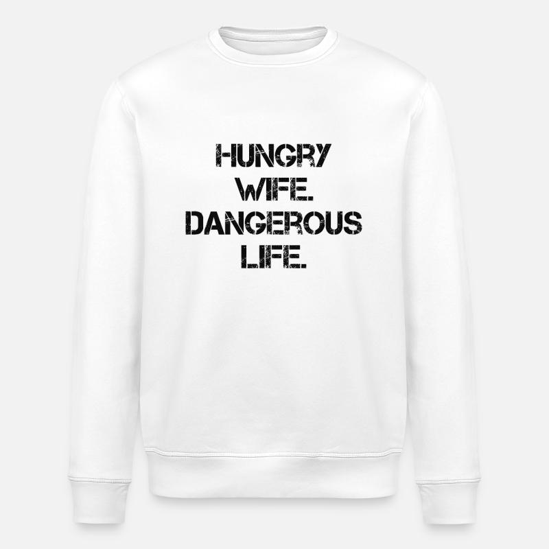 Femme affamée - Sweat bio ROLLER Stanley/Stella Unisexe - blanc