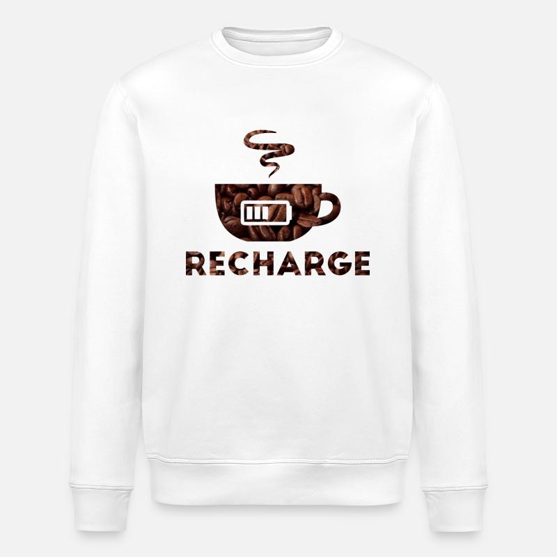 Recharge - Stanley/Stella Unisex Bio-Sweatshirt ROLLER - Weiß