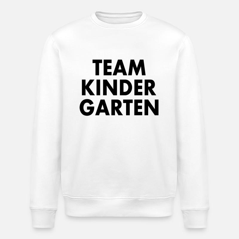 Team kindergarten - Stanley/Stella Unisex Bio-Sweatshirt ROLLER - Weiß