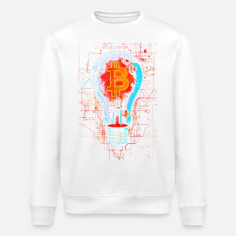 BTC Ampoule - Sweat bio ROLLER Stanley/Stella Unisexe - blanc