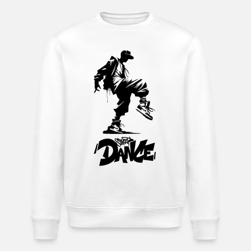 Danseuse de rue - Sweat bio ROLLER Stanley/Stella Unisexe - blanc