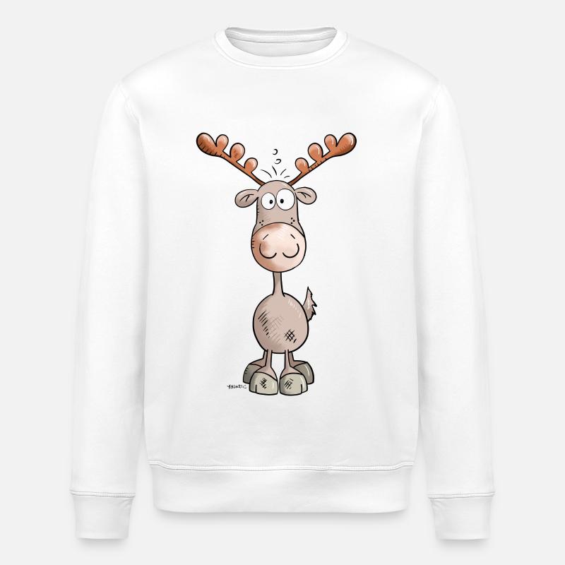 Mignon élan - Sweat bio ROLLER Stanley/Stella Unisexe - blanc