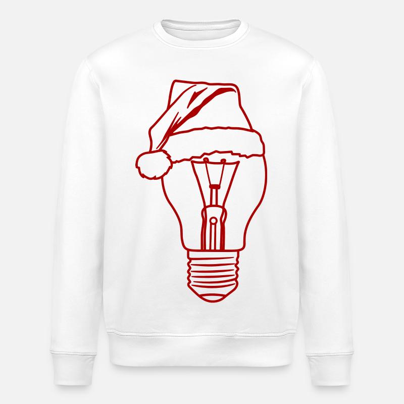 Weihnachtslicht - Stanley/Stella Unisex Bio-Sweatshirt ROLLER - Weiß