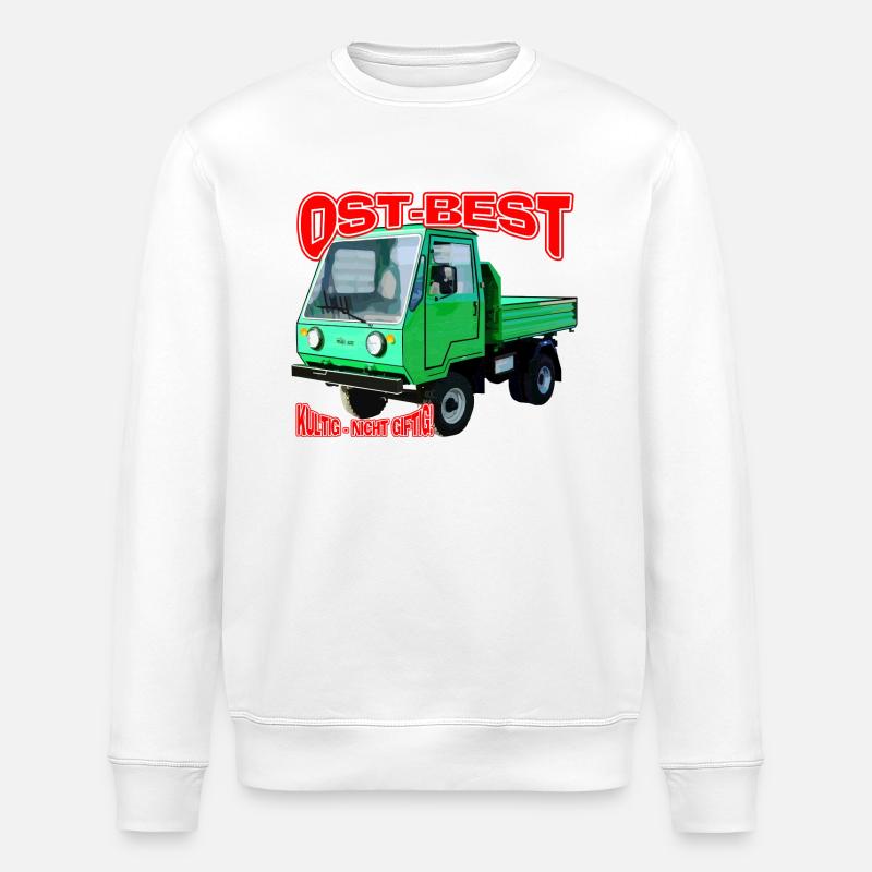 Multicar M25 bunt - Stanley/Stella Unisex Bio-Sweatshirt ROLLER - Weiß