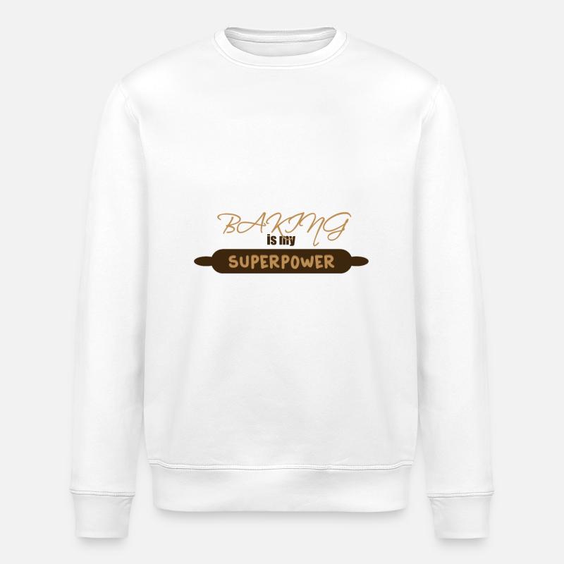 Baking - baking - Stanley/Stella ROLLER Unisex Organic Sweatshirt - white