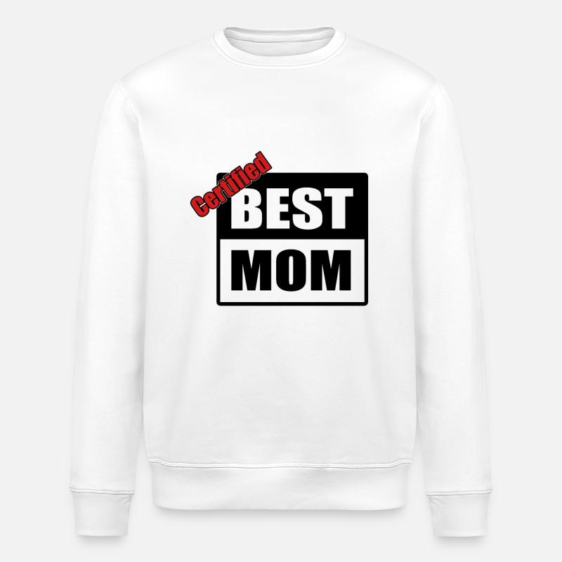 Best mom - Stanley/Stella Unisex Bio-Sweatshirt ROLLER - Weiß