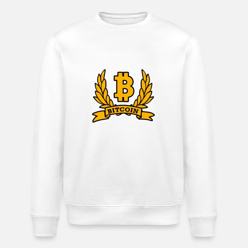 Bitcoin - Stanley/Stella Unisex Bio-Sweatshirt ROLLER - Weiß