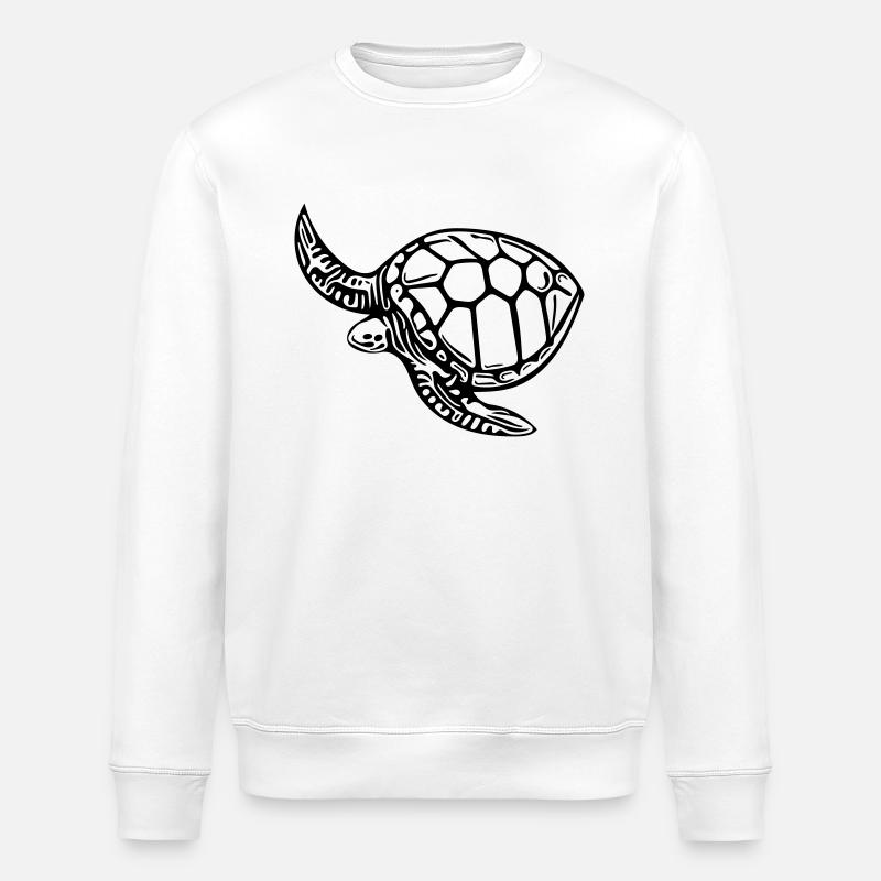 tortue - Sweat bio ROLLER Stanley/Stella Unisexe - blanc