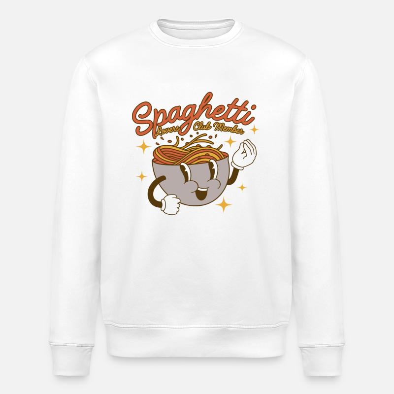 Spaghetti Lovers Club Mitglied - Stanley/Stella Unisex Bio-Sweatshirt ROLLER - Weiß
