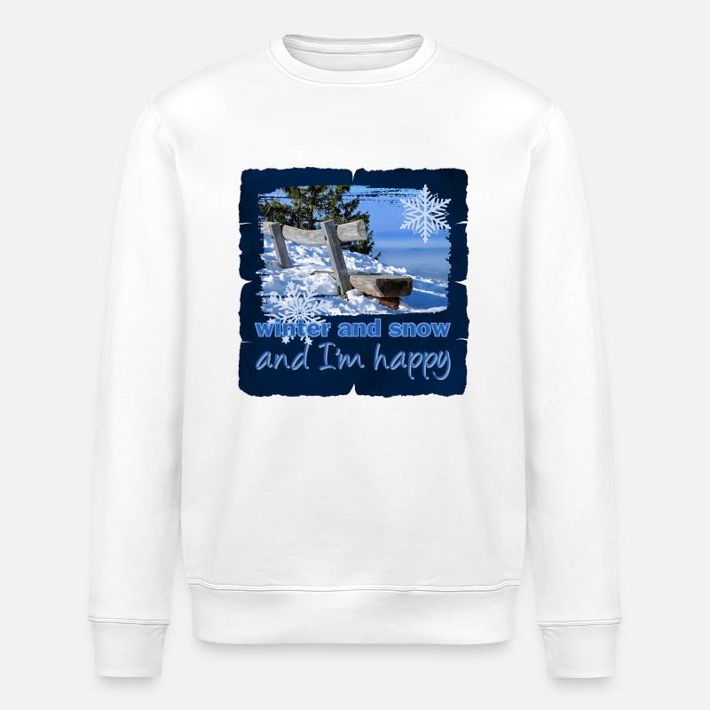 winter 7 - Stanley/Stella Unisex Bio-Sweatshirt ROLLER - Weiß