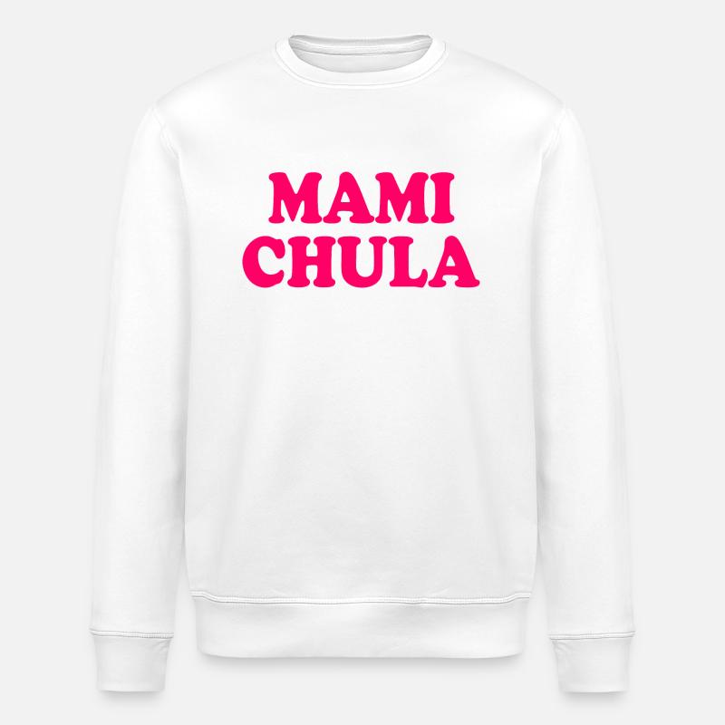 Mami chula - Stanley/Stella Unisex Bio-Sweatshirt ROLLER - Weiß