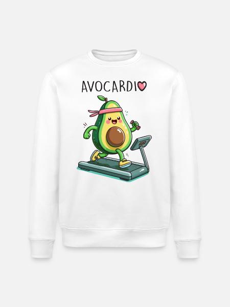 Avocardio - Stanley/Stella Unisex Bio-Sweatshirt ROLLER - Weiß