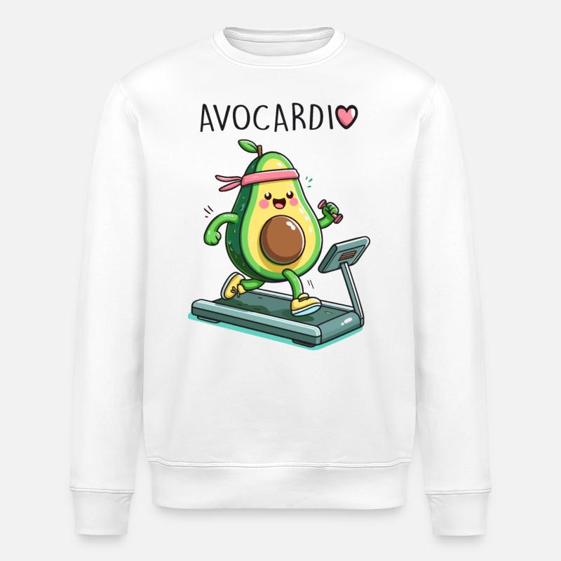 Avocardio - Stanley/Stella Unisex Bio-Sweatshirt ROLLER - Weiß
