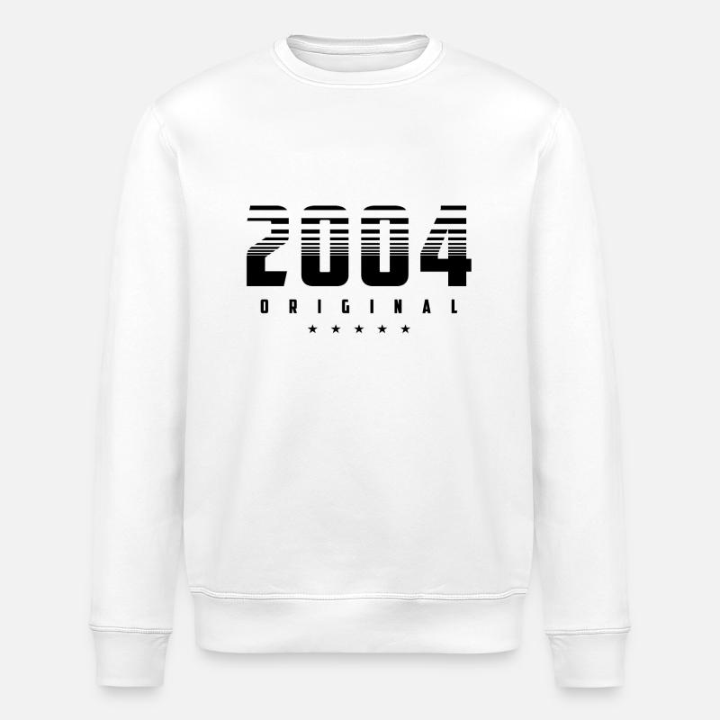 Né en 2004 l’original - Sweat bio ROLLER Stanley/Stella Unisexe - blanc
