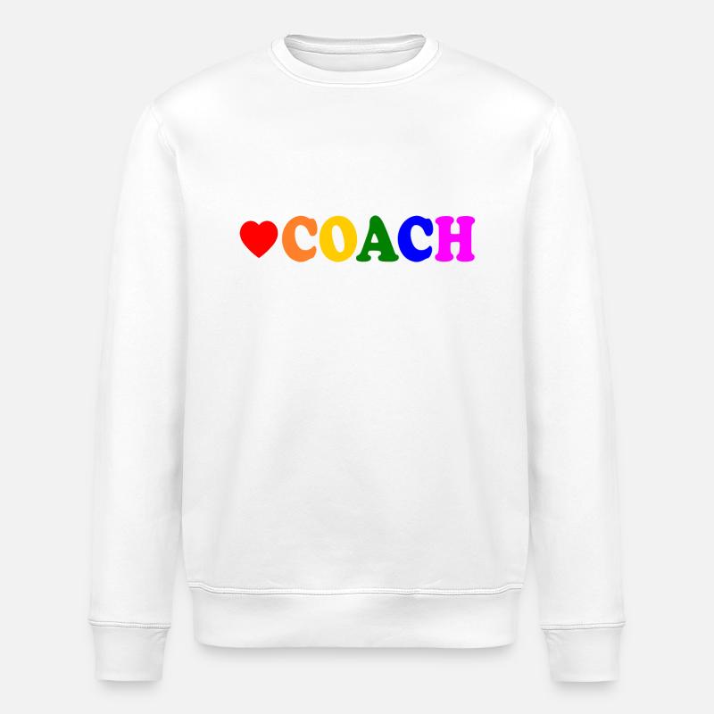 Coach - Stanley/Stella Unisex Bio-Sweatshirt ROLLER - Weiß