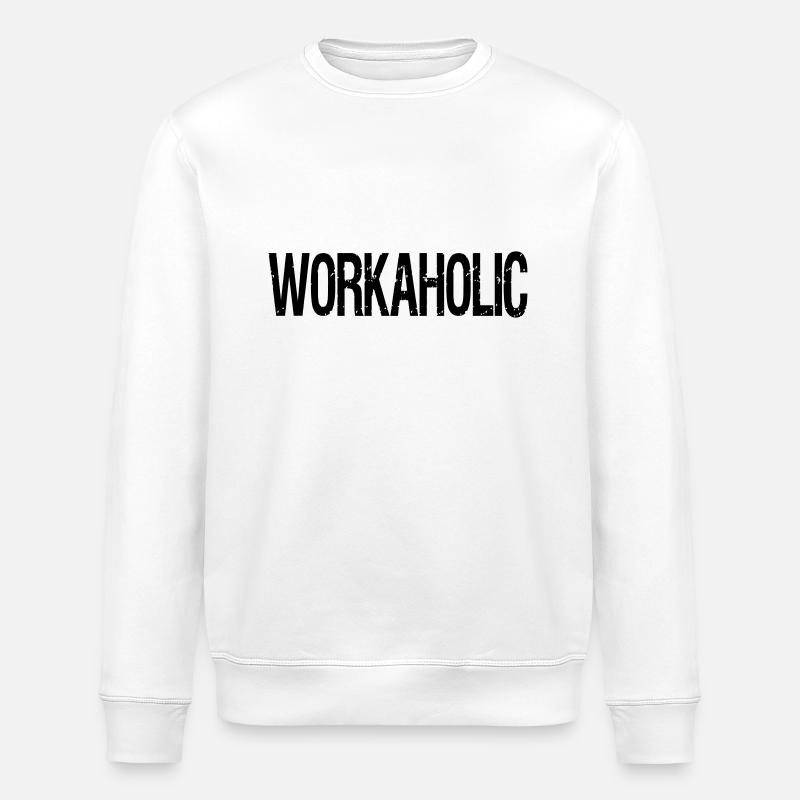 bourreau de travail - Sweat bio ROLLER Stanley/Stella Unisexe - blanc