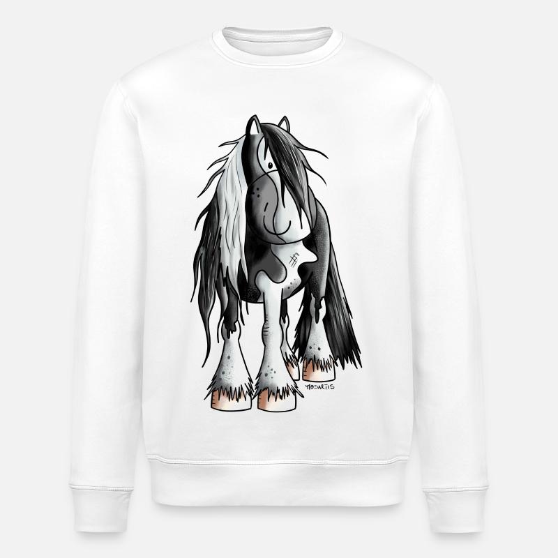 Cute Irish Tinker - Stanley/Stella ROLLER Unisex Organic Sweatshirt - white