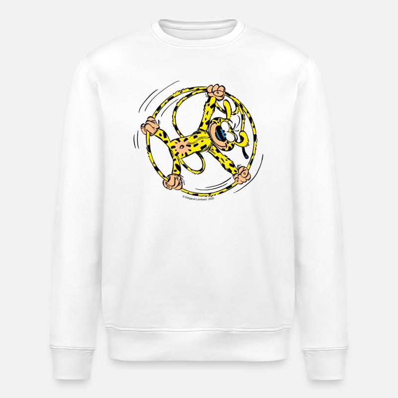 Marsupilami Rad - Stanley/Stella Unisex Bio-Sweatshirt ROLLER - Weiß