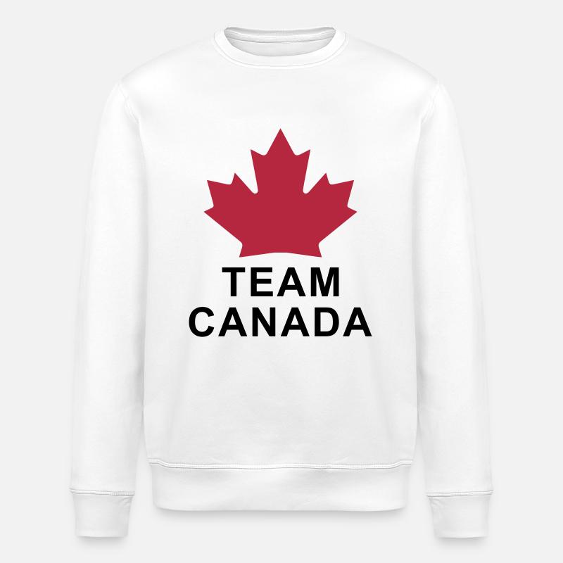 Team Canada - Stanley/Stella Unisex Bio-Sweatshirt ROLLER - Weiß