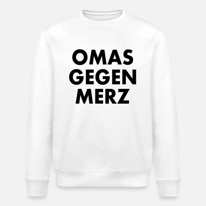 Omas gegen merz - Stanley/Stella Unisex Bio-Sweatshirt ROLLER - Weiß