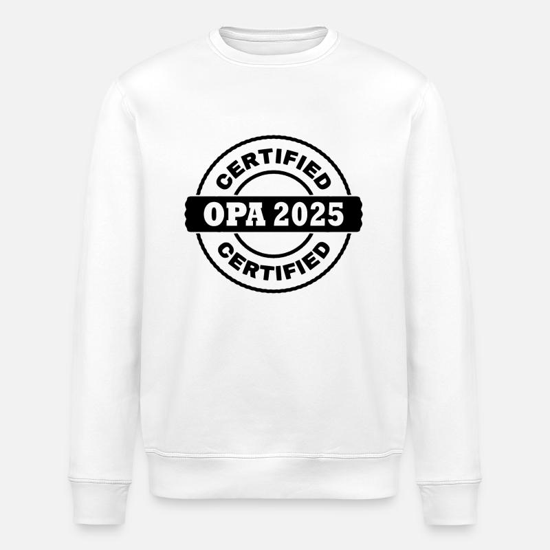 Opa 2025 - Stanley/Stella Unisex Bio-Sweatshirt ROLLER - Weiß