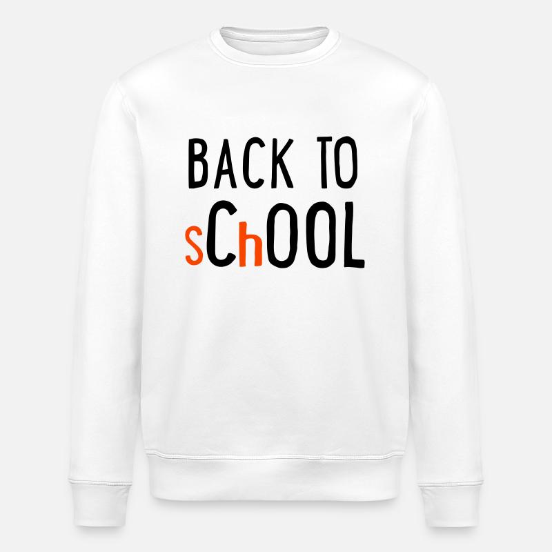 back to school - Stanley/Stella Unisex Bio-Sweatshirt ROLLER - Weiß