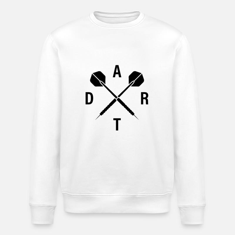 Fléchettes - Sweat bio ROLLER Stanley/Stella Unisexe - blanc