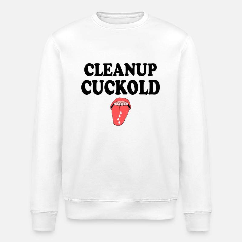 cuckold - Stanley/Stella Unisex Bio-Sweatshirt ROLLER - Weiß