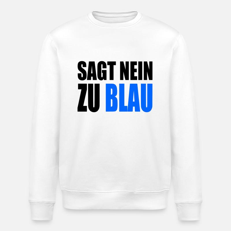 Dites non au bleu - Sweat bio ROLLER Stanley/Stella Unisexe - blanc