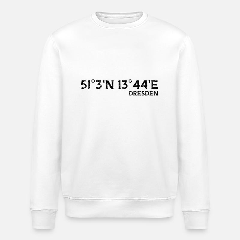 Coordonnées Souvenir de Dresde - Sweat bio ROLLER Stanley/Stella Unisexe - blanc