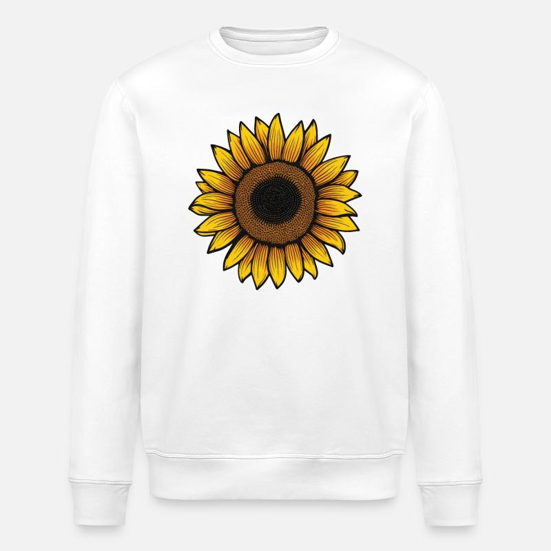 Sonnenblume - Stanley/Stella Unisex Bio-Sweatshirt ROLLER - Weiß