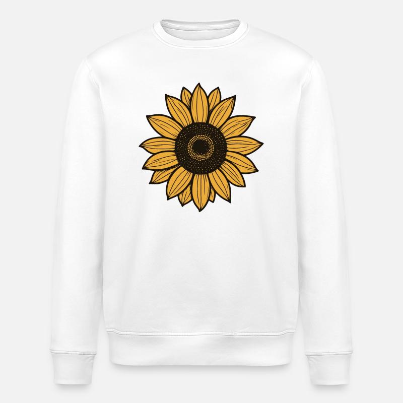 Sonnenblume - Stanley/Stella Unisex Bio-Sweatshirt ROLLER - Weiß