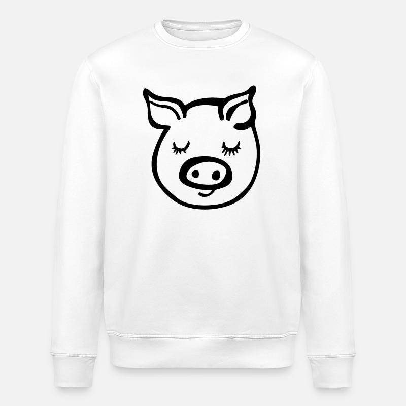 Cochon Cochon - Sweat bio ROLLER Stanley/Stella Unisexe - blanc