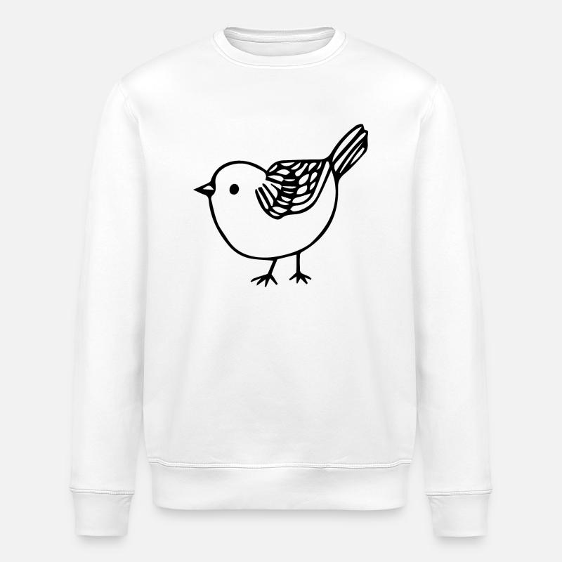 Vogel - Stanley/Stella Unisex Bio-Sweatshirt ROLLER - Weiß