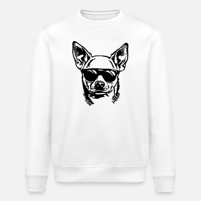 Chihuahua - Sweat bio ROLLER Stanley/Stella Unisexe - blanc
