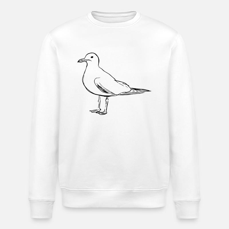 Gull - Stanley/Stella ROLLER Unisex Organic Sweatshirt - white