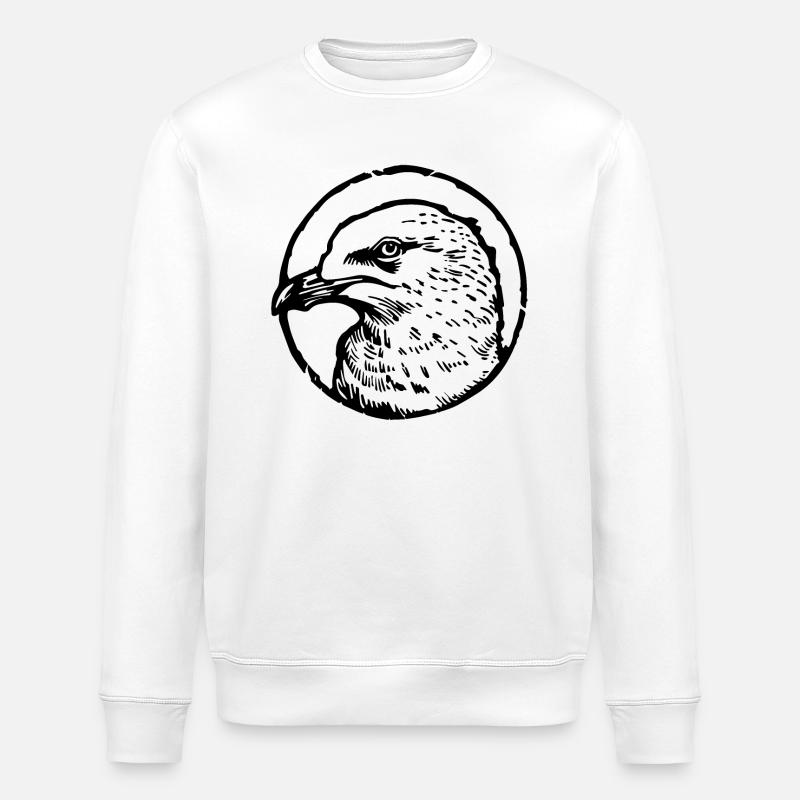 Gull - Stanley/Stella ROLLER Unisex Organic Sweatshirt - white