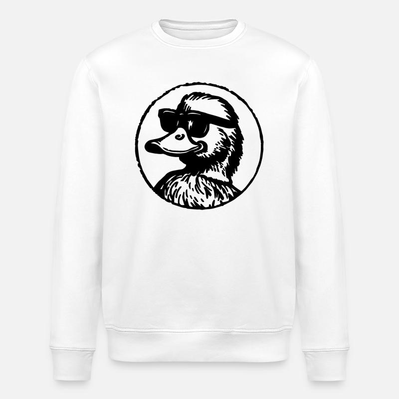 Canards - Sweat bio ROLLER Stanley/Stella Unisexe - blanc