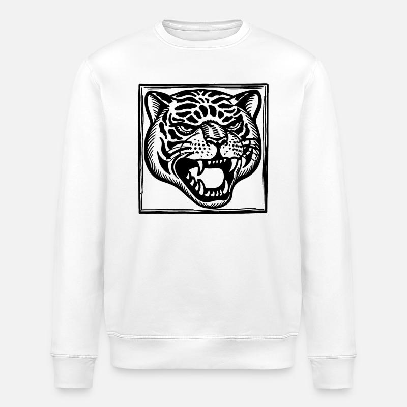 Panther - Stanley/Stella Unisex Bio-Sweatshirt ROLLER - Weiß