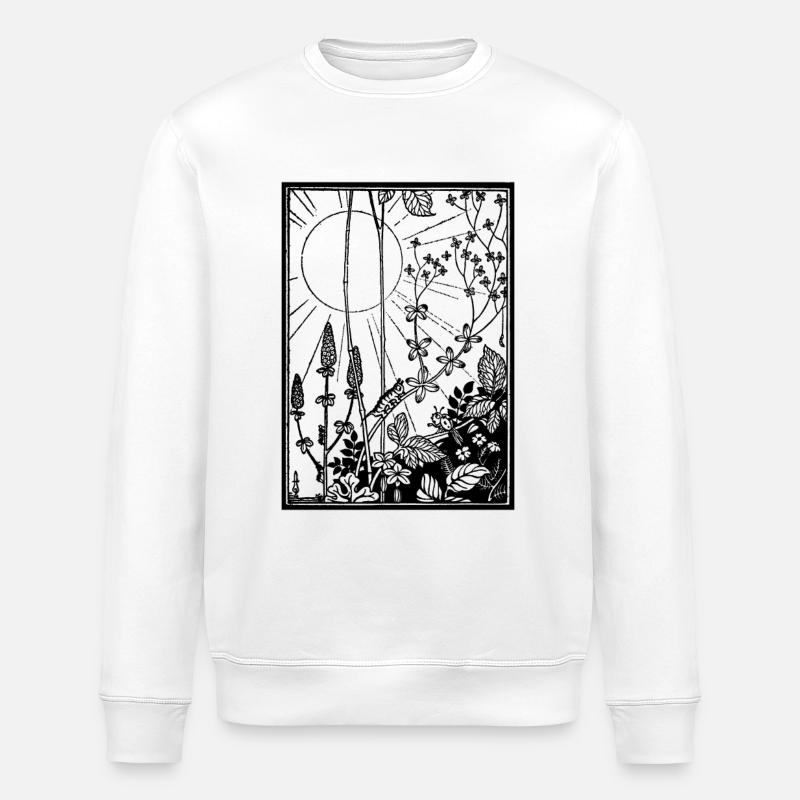 Sun & Bugs - Stanley/Stella ROLLER Unisex Organic Sweatshirt - white