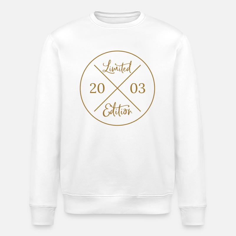 Edition limitée 2003 - Sweat bio ROLLER Stanley/Stella Unisexe - blanc