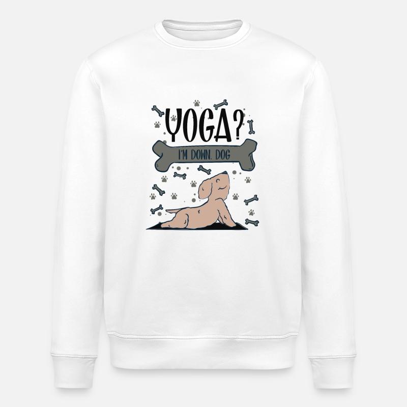 Yoga - Stanley/Stella Unisex Bio-Sweatshirt ROLLER - Weiß