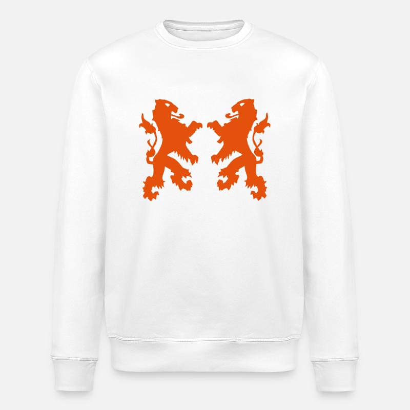 twee leeuwen - Stanley/Stella Unisex Bio-Sweatshirt ROLLER - Weiß