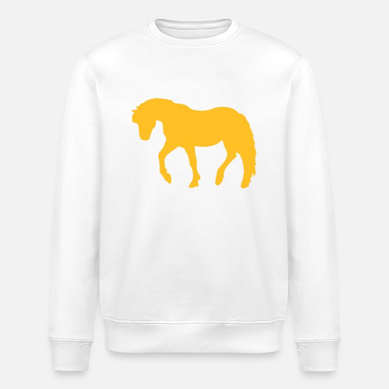 Poney - Sweat bio ROLLER Stanley/Stella Unisexe - blanc