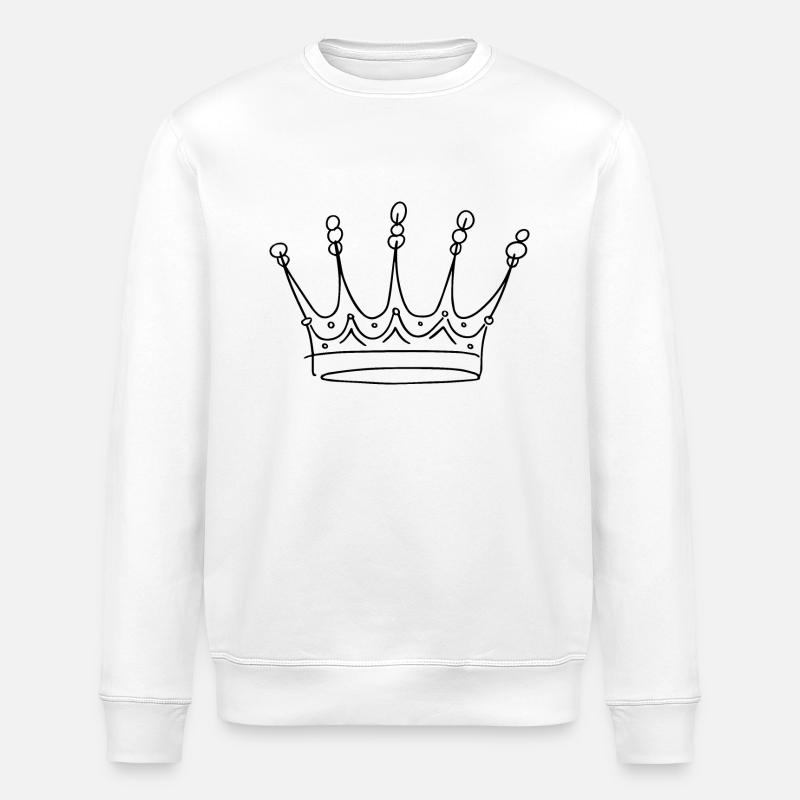 Crown - Stanley/Stella ROLLER Unisex Organic Sweatshirt - white